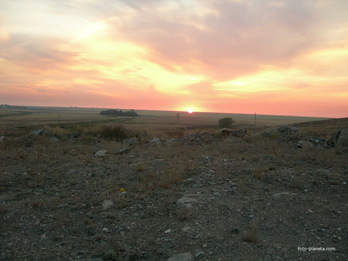 Закат в Нововинницке
