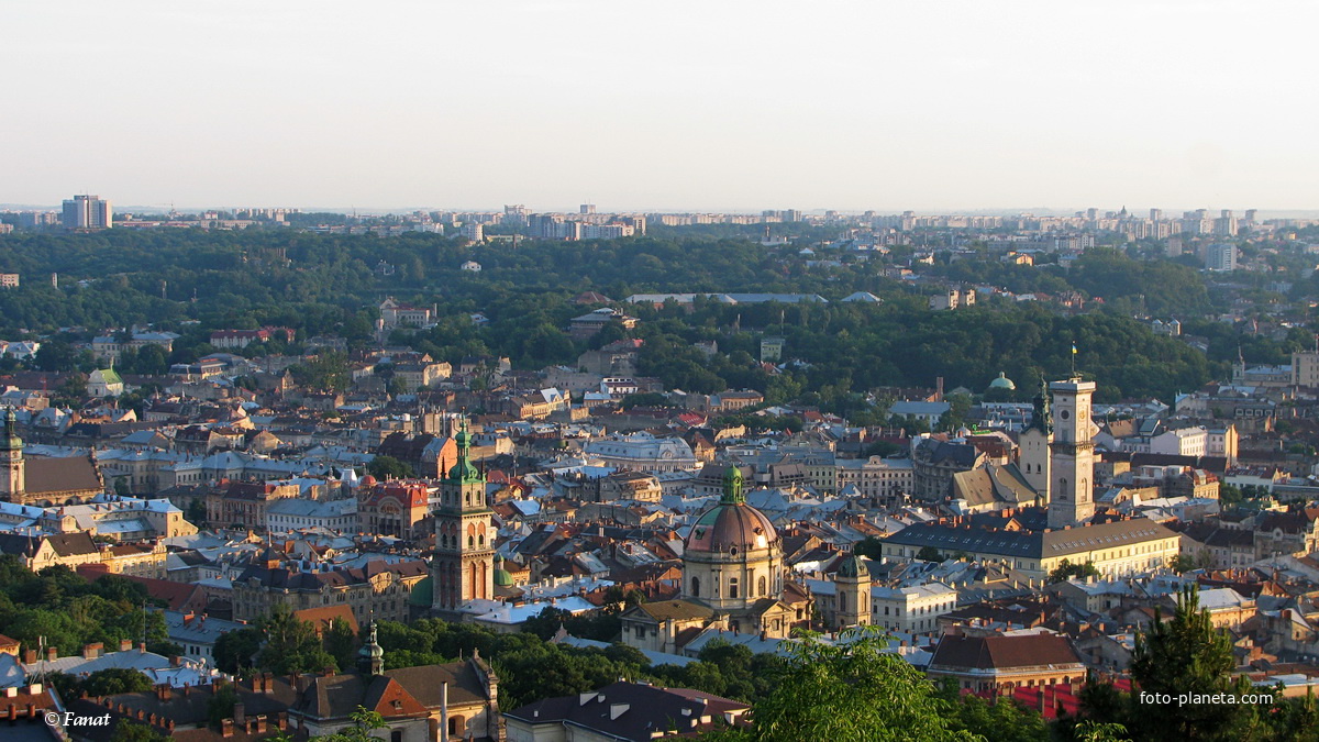 Вид на центральную часть города