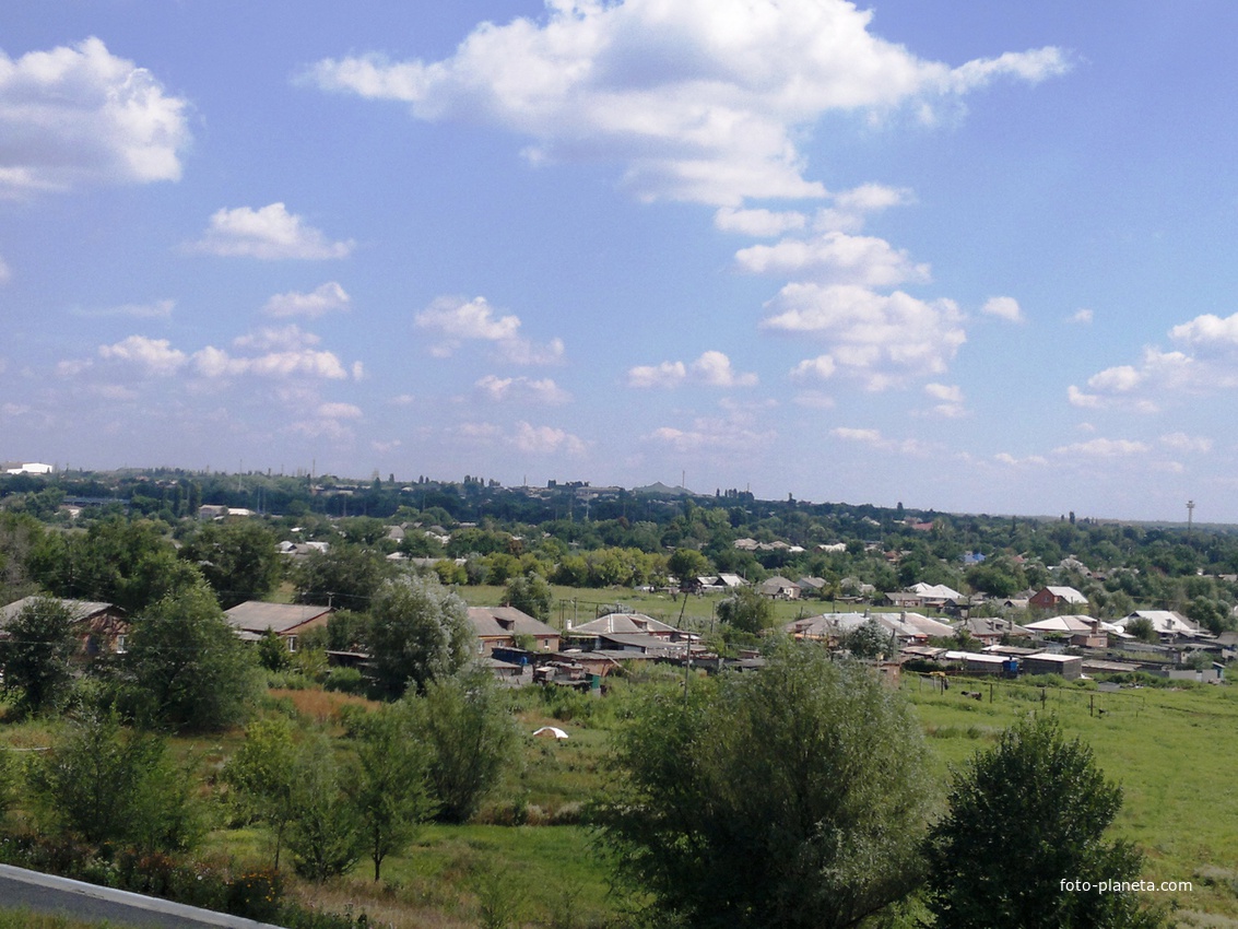 Каменоломни. Вид с южных холмов.