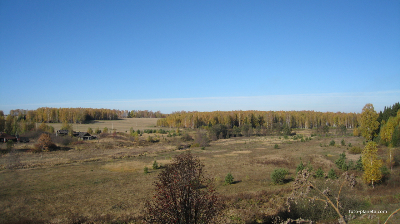 вид с горы, с. Воскресенье