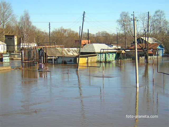 Наводнение в Нижнем Ломове