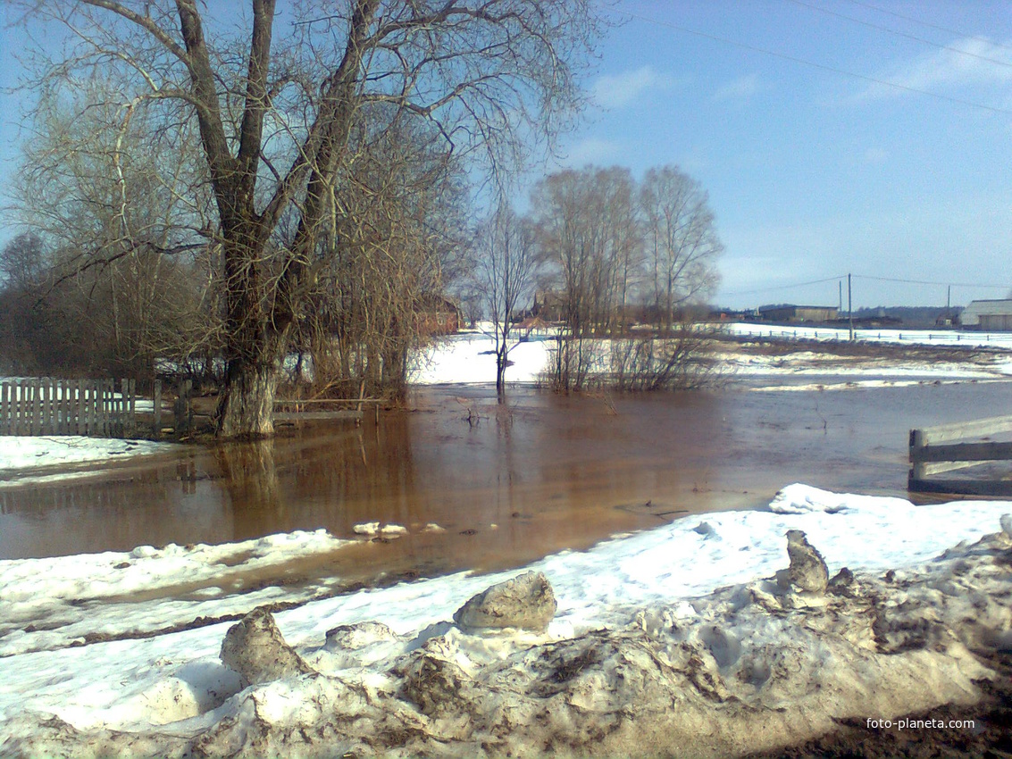 разлив на Хромовской речке