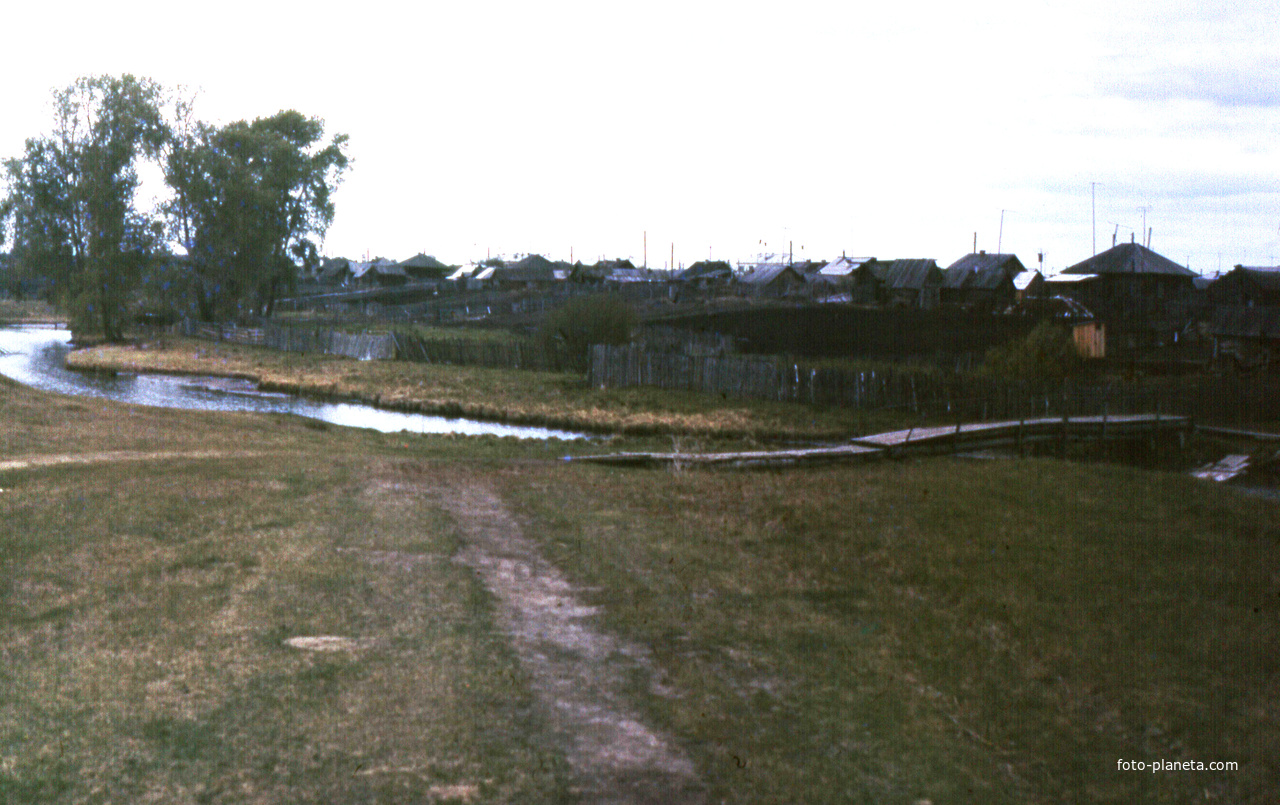 Вид от водокачки 1975г.