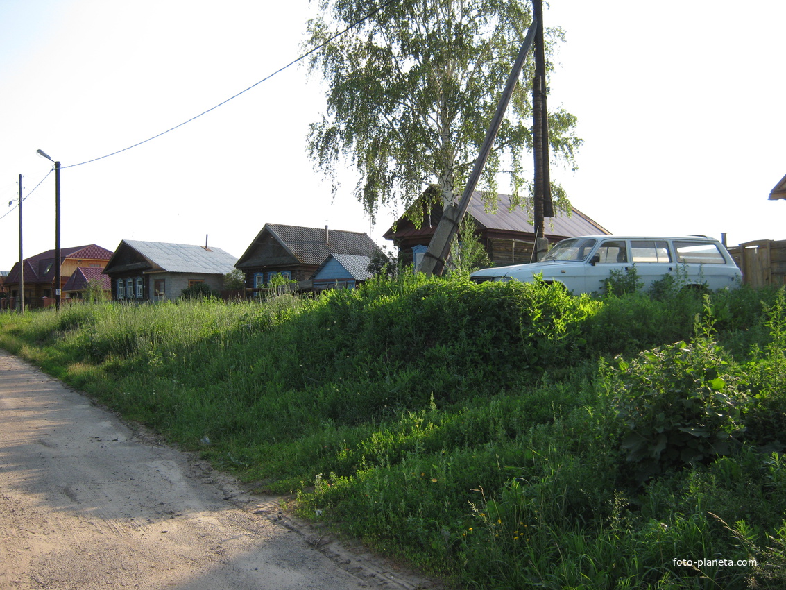 улица деревни Иваньково