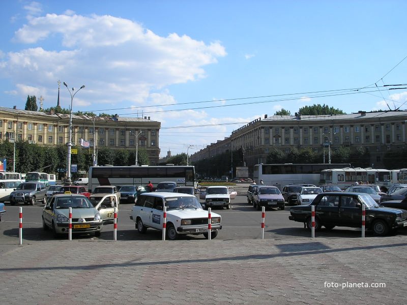 Вид на город со стороны железнодорожного вокзала