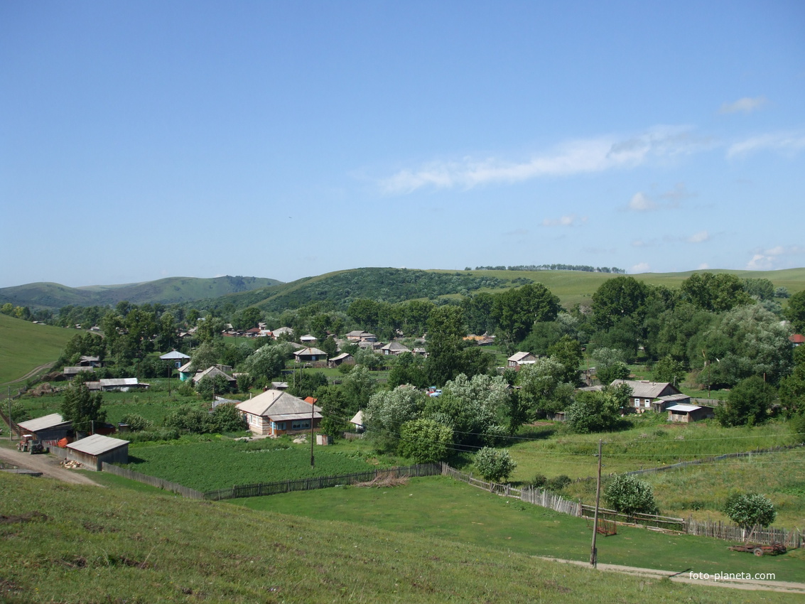 фото с горы  Домашки с.Маралиха