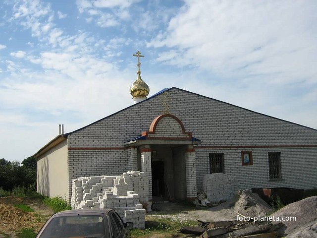 На месте строительства нового храма