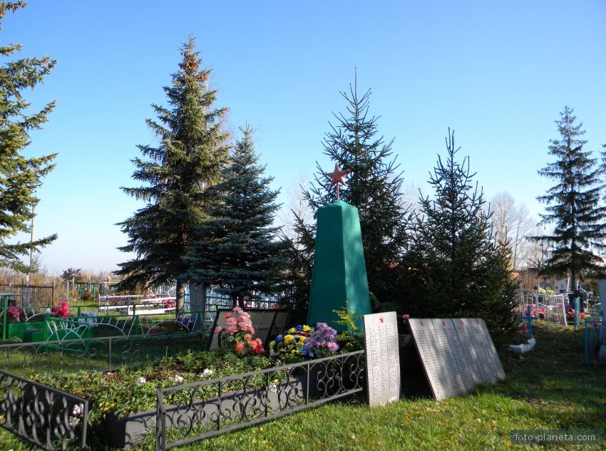 Братская могила 451 советского воина в селе Плота