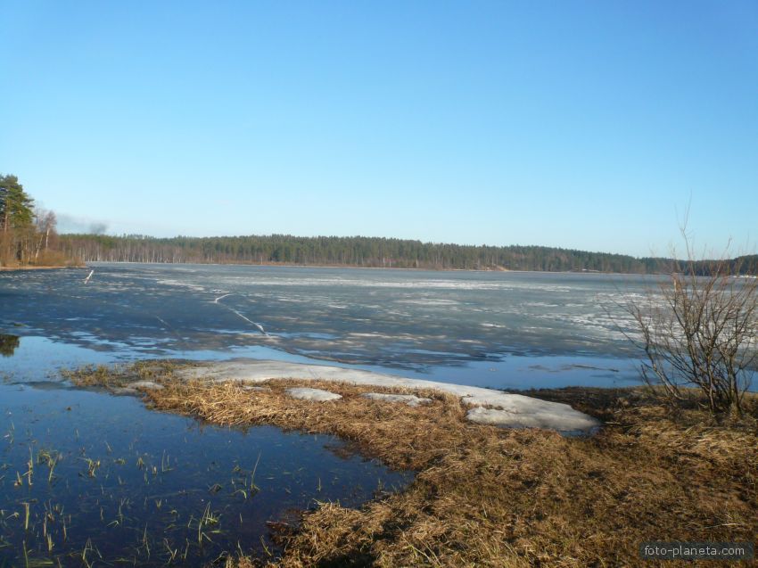 Ильичево. Весна на озере Красавица - Б.Симагинском.