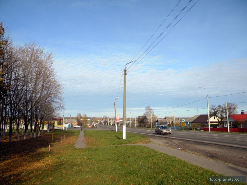 Улица поселка Яковлево