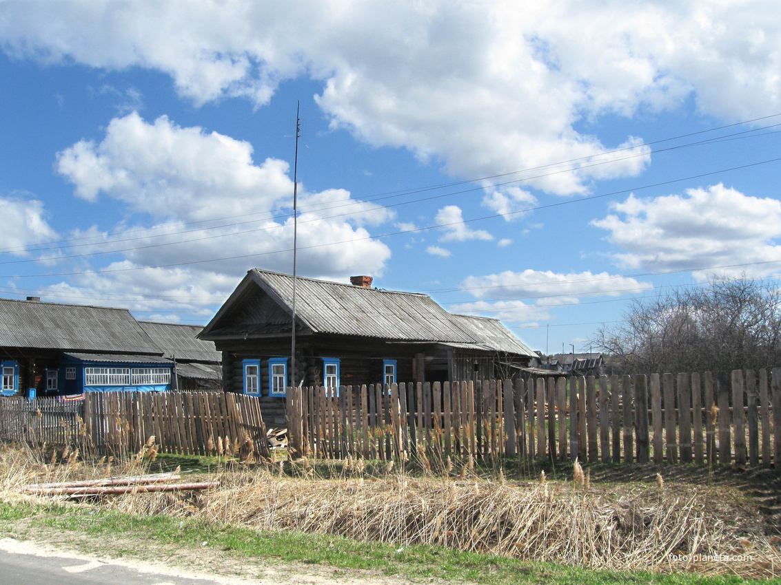 с. Пелегово (весна) ул. Школьная