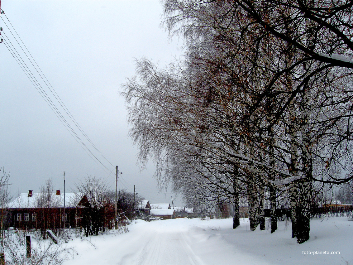 с. Пелегово (зимняя сказка) ул. Молодёжная