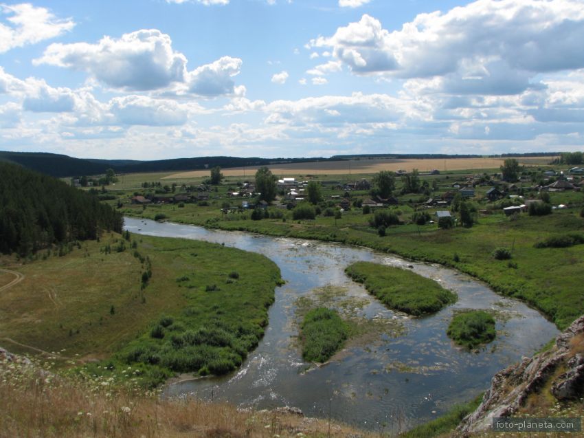 Арамашево на реке Реж