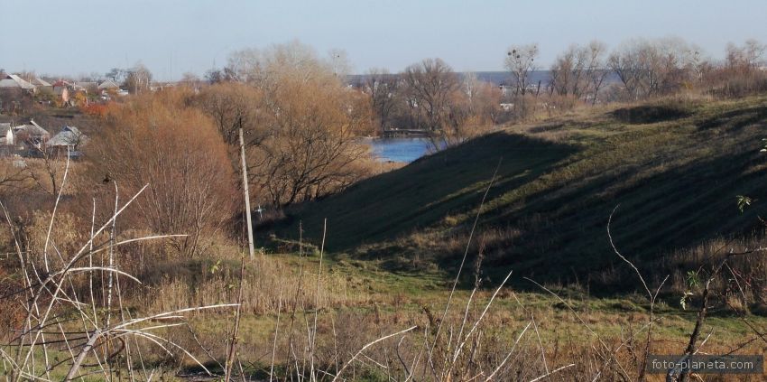 Вид на Радьков ставок.
