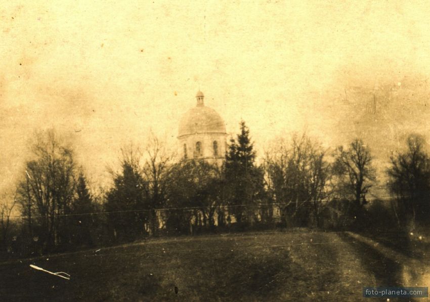 Ретро.Бужок , фотографія церкви 1917 р.