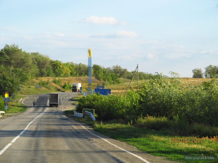 Граница Запорожской и Днепропетровской областей