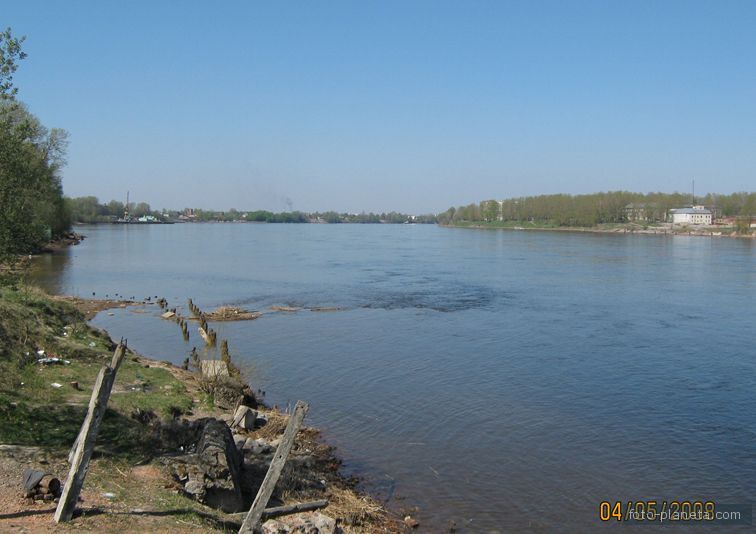 Посёлок Понтонный, река Нева