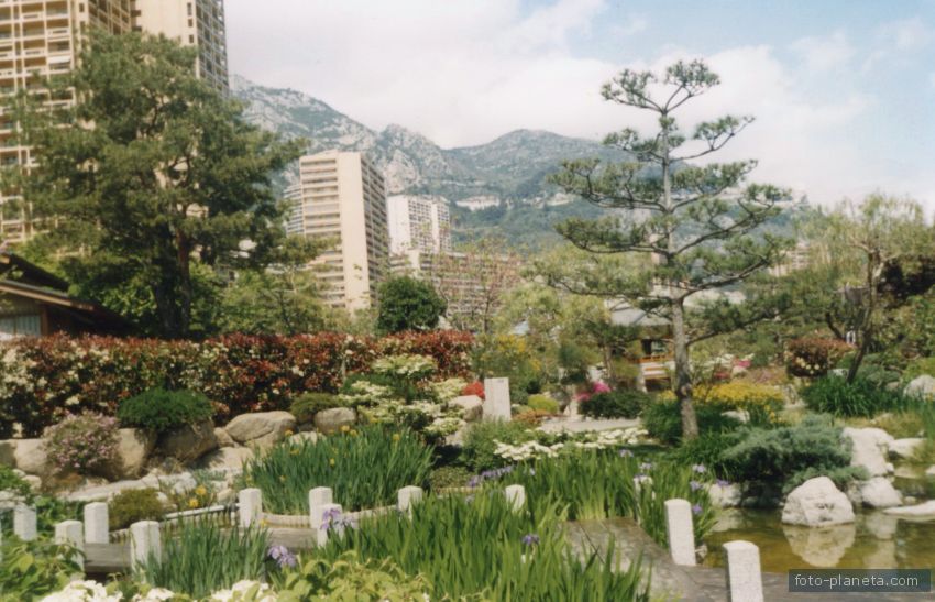 Монако.  Японский садик.