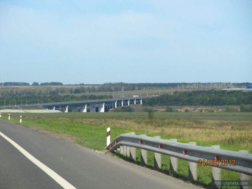 Сахаровка, мост через реку Сосна