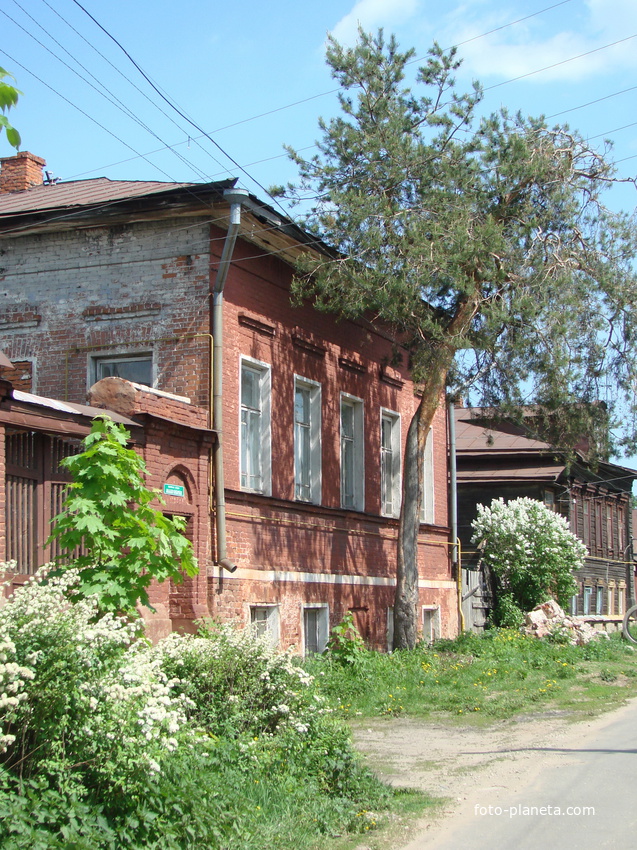 Дом Константина Бальмонта, на Садовой улице.