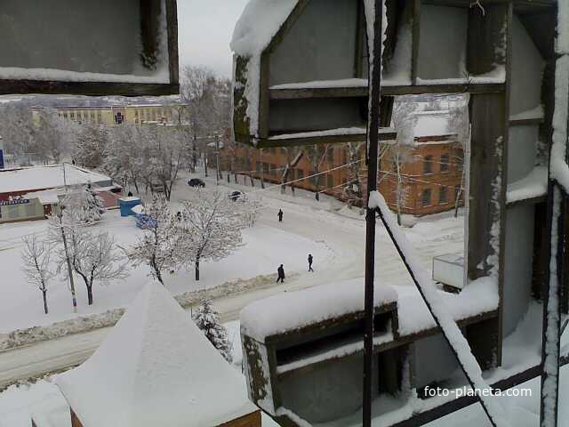 Вид с крыши гостиницы