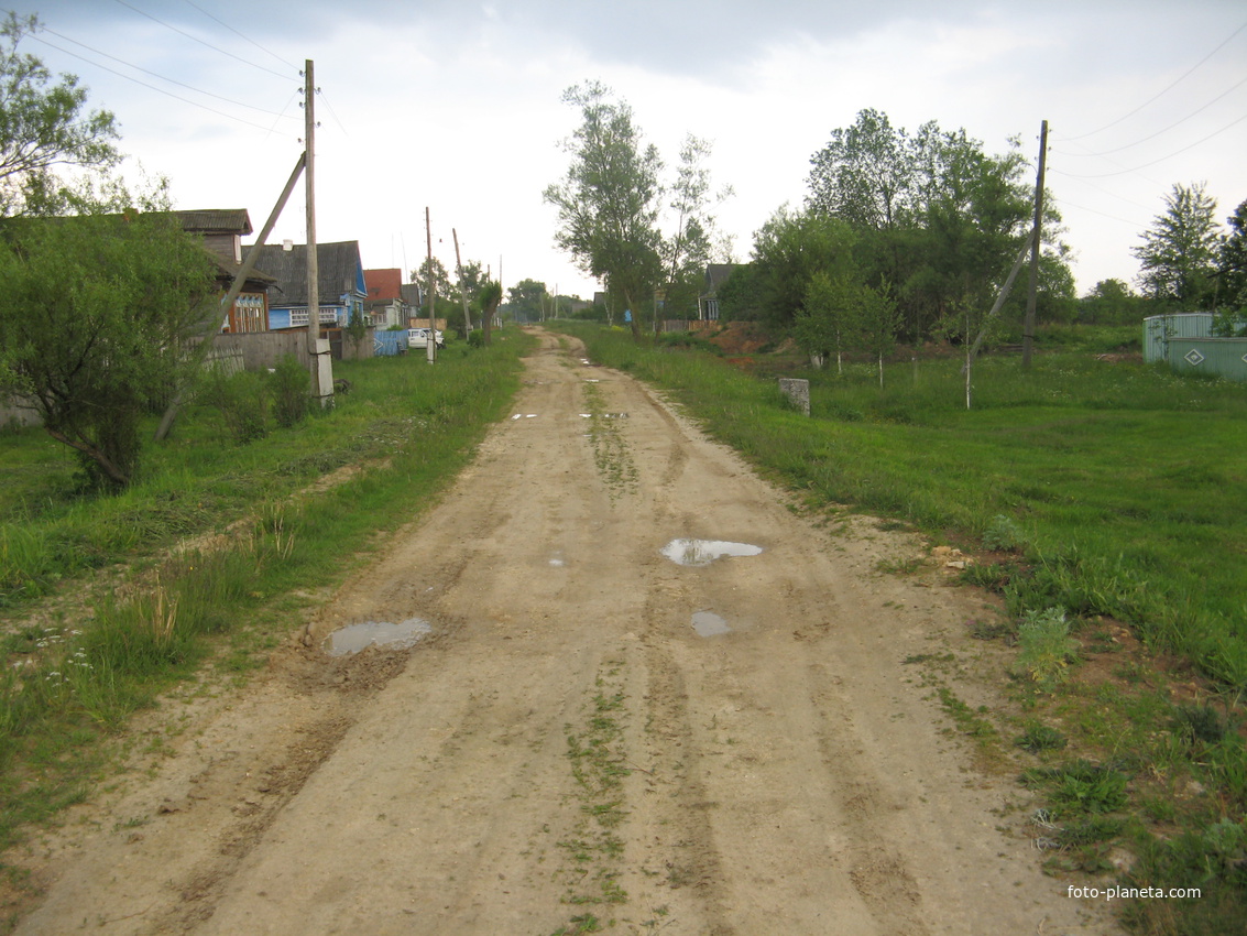 Центральная улица в Потапково