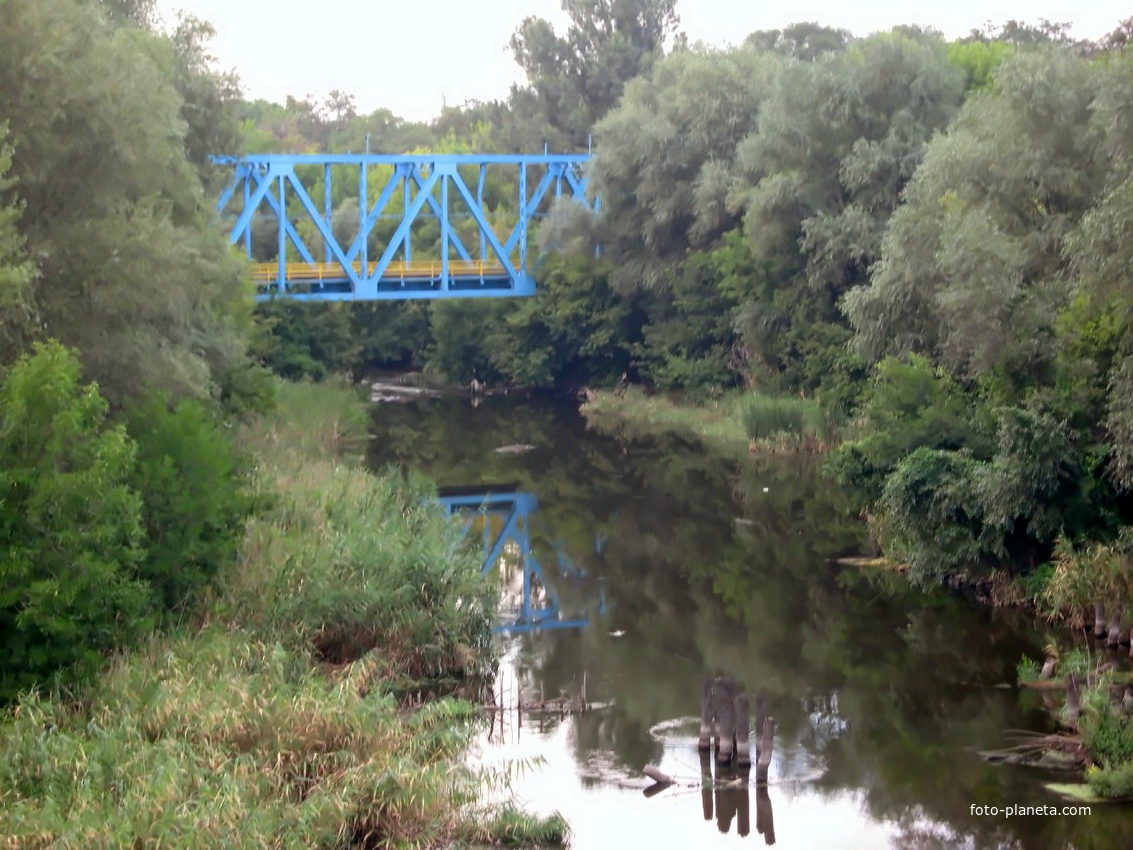 ЖД мост Машзавода.