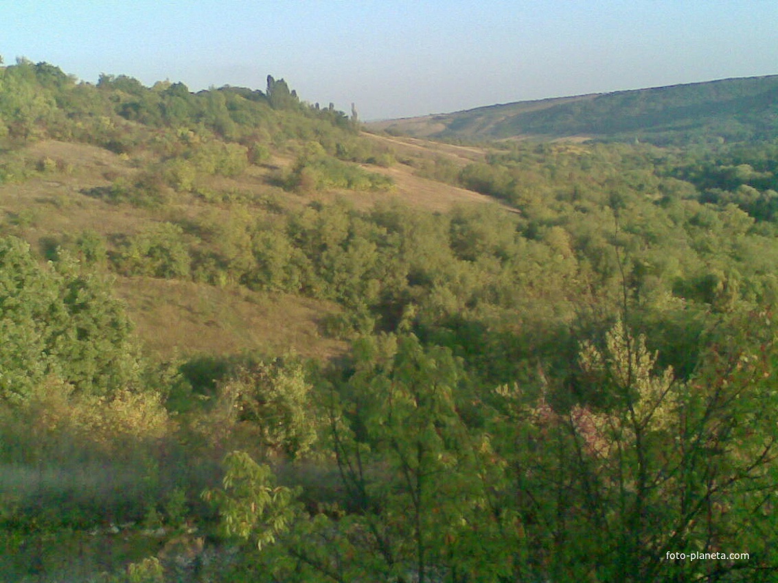 Вид на Суботовку из гори