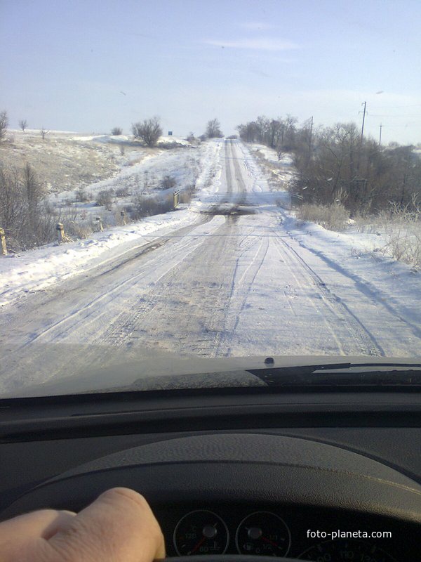 Попова балка, дорога на Новгородку