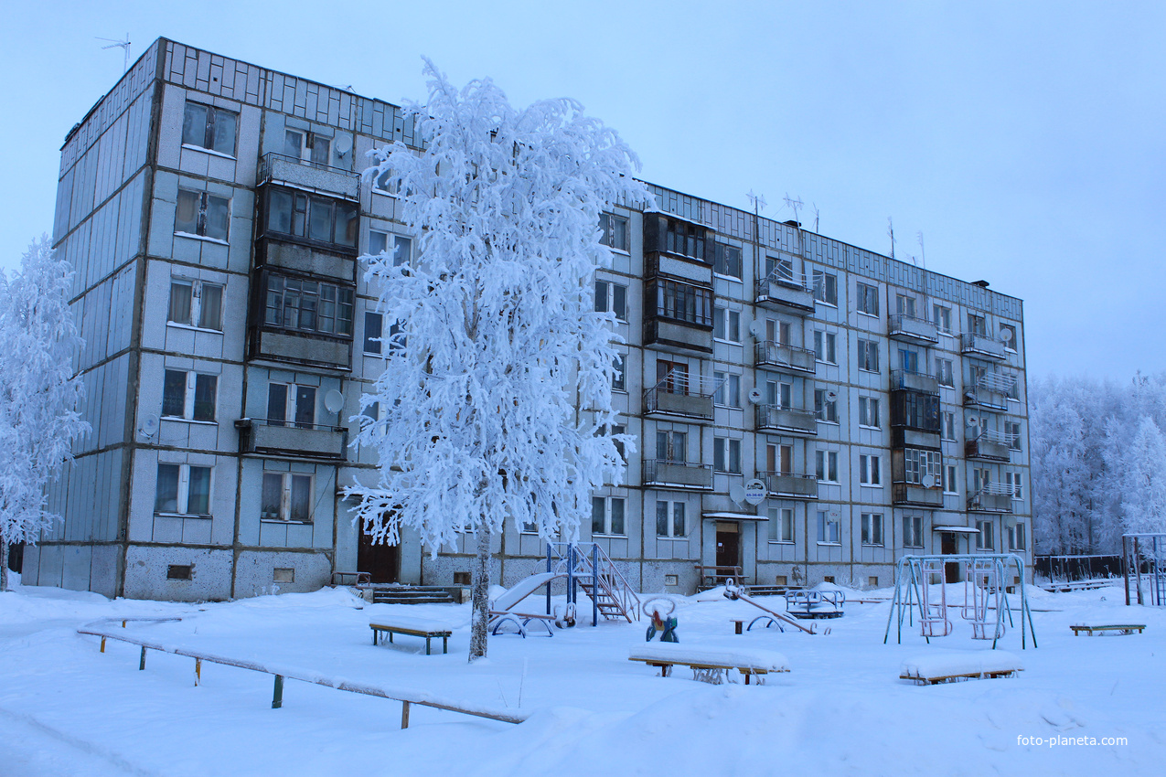 Пятиэтажка. Декабрь.