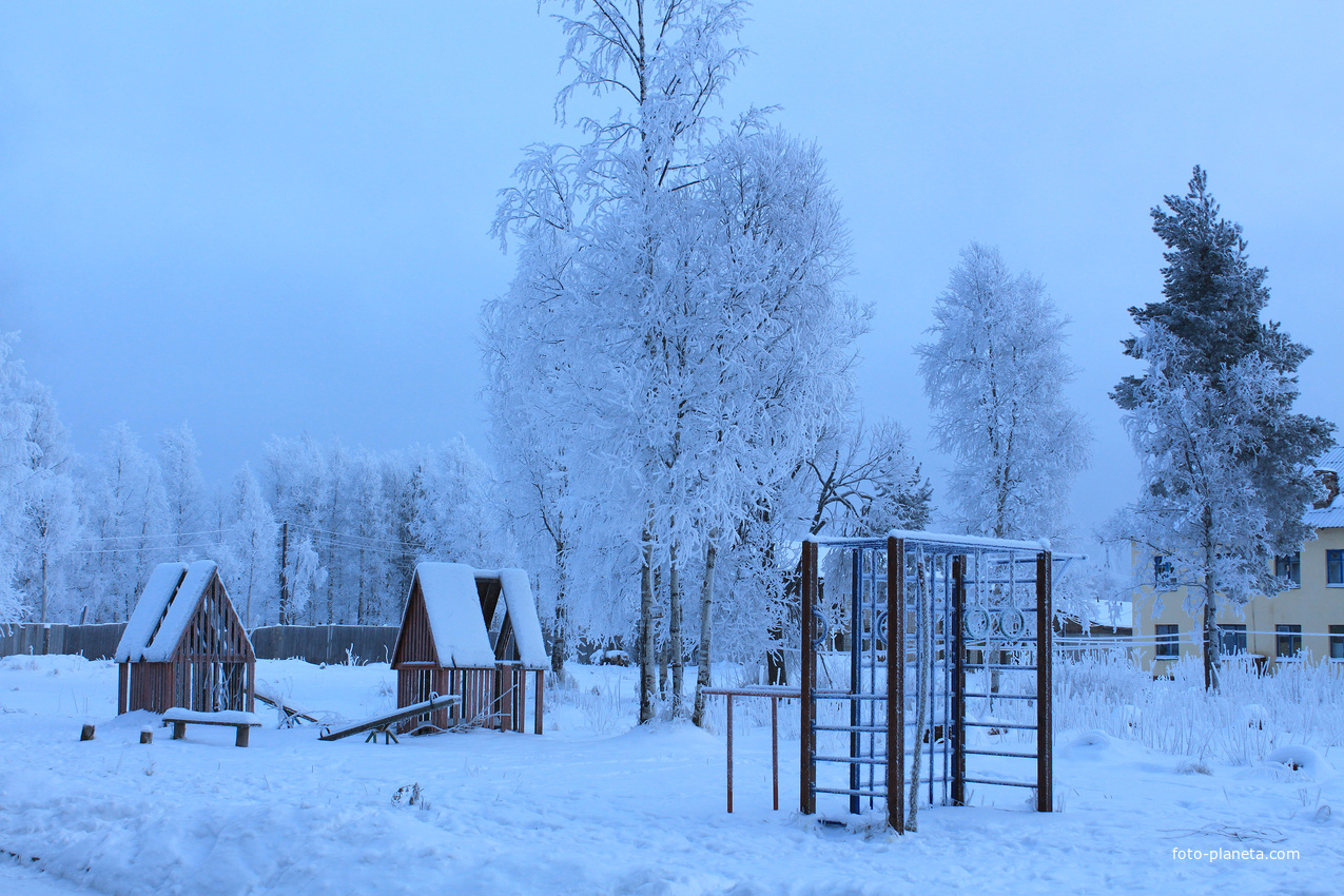 Чёрный Яр. Зима.