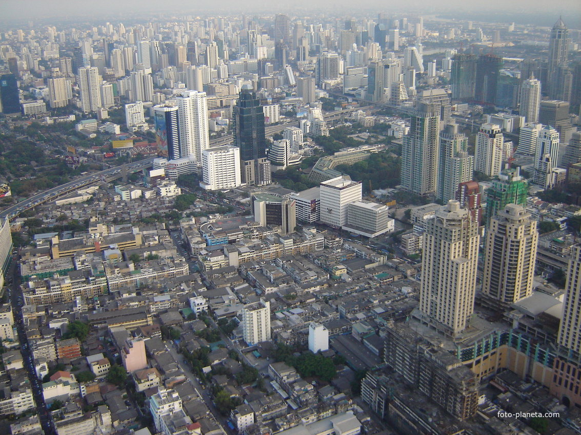 Бангкок. Вид с самого высокого здания.