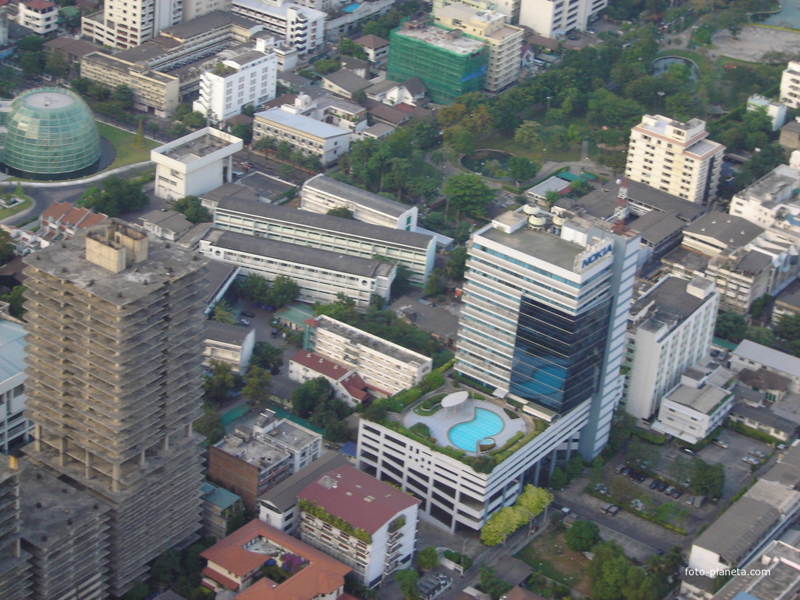 Бангкок. Вид с самого высокого здания.