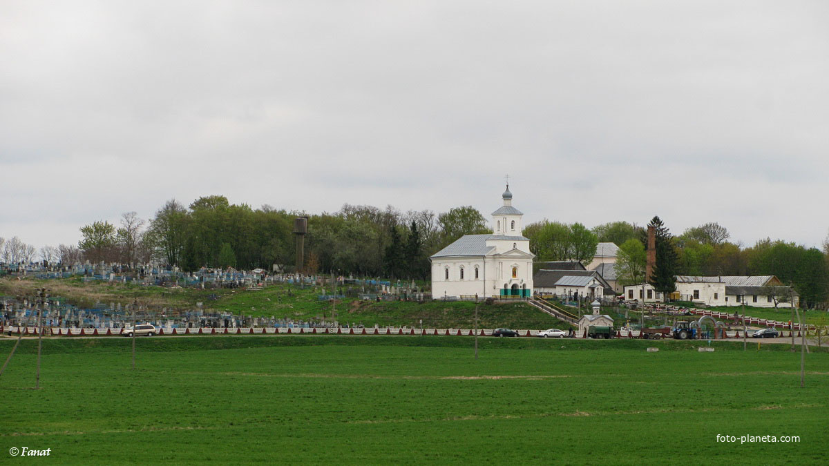 Вид на церковь Святых Козьмы и Демьяна