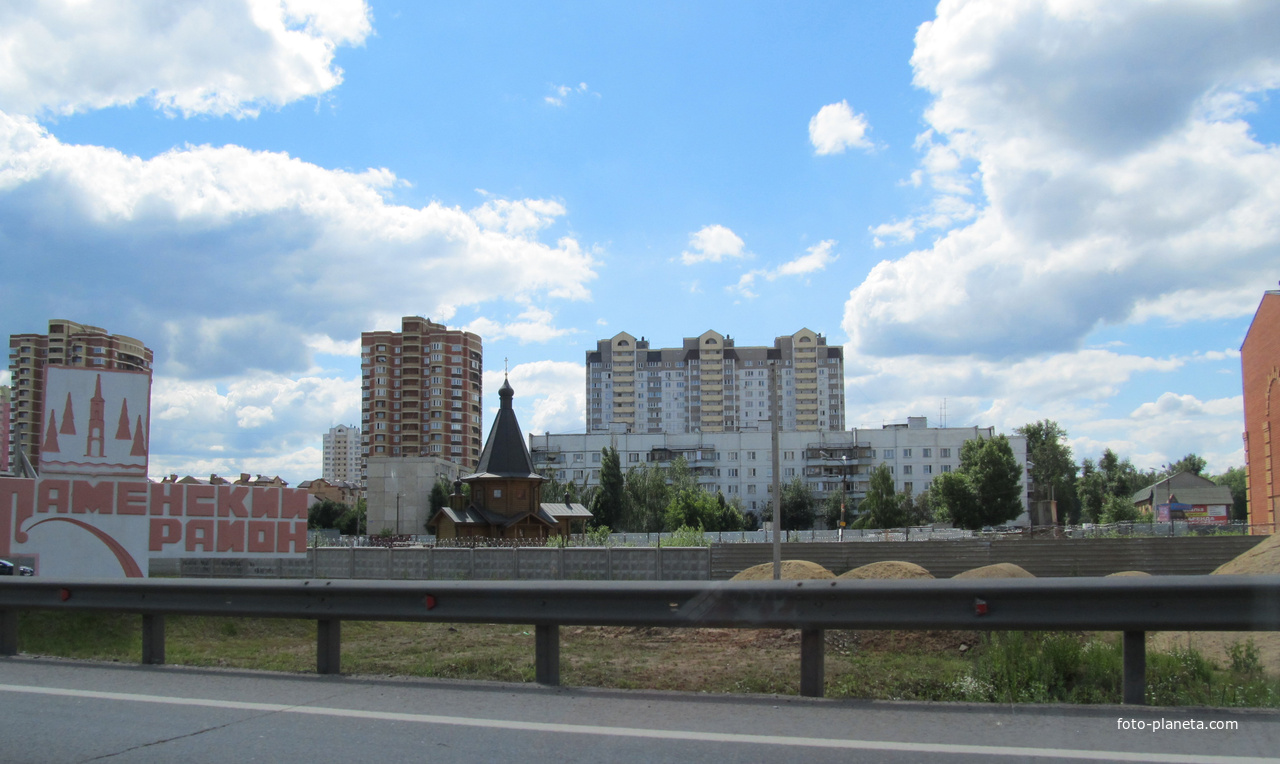 Вид на новостройки с Новорязанского шоссе