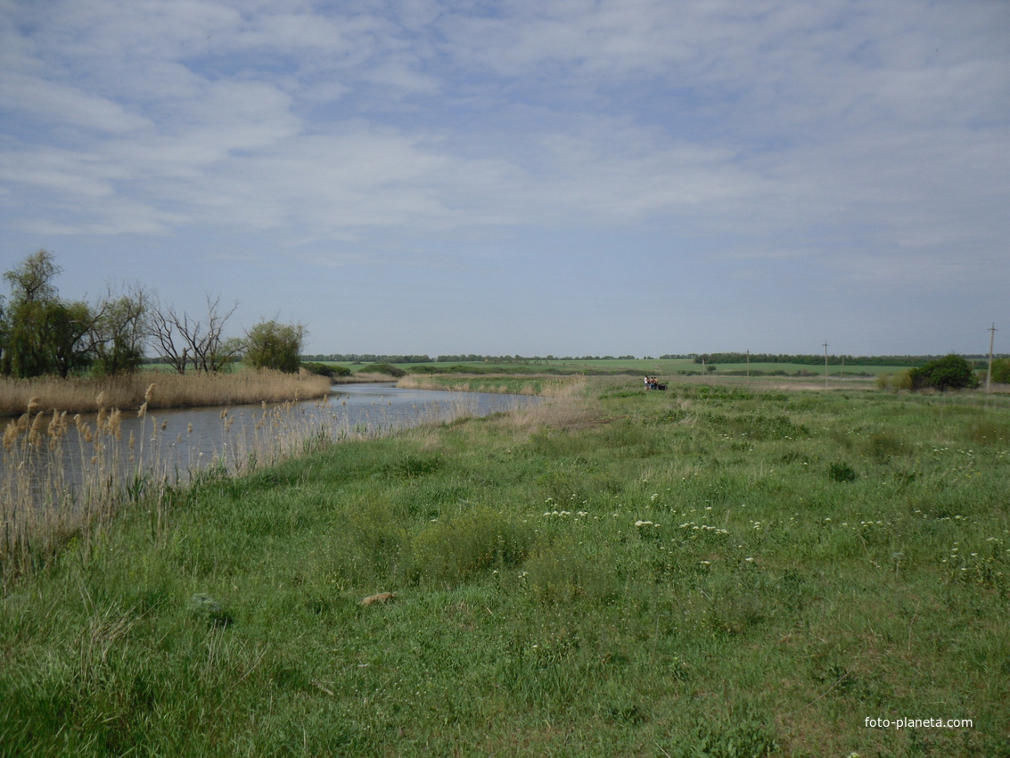хутор Пудовой, река Мокрый Еланчик.