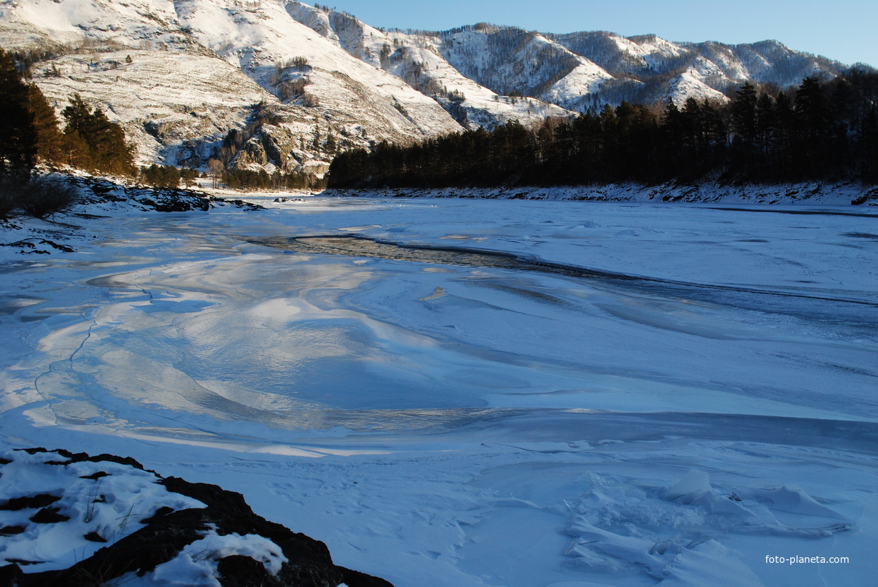 Зимняя Катунь.