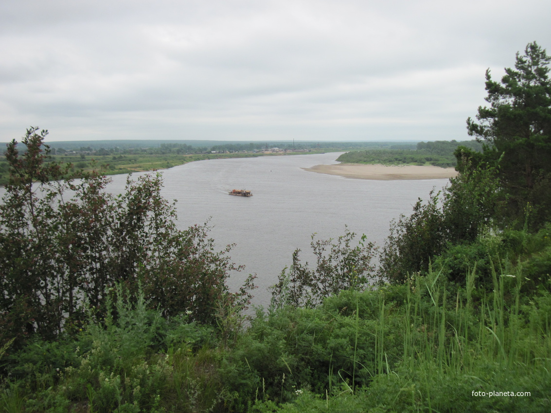 Вид на переправу