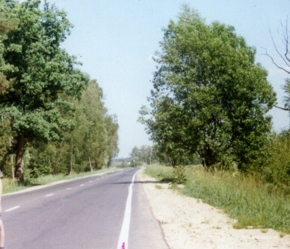 Старо-Пареево.Дорога в деревню.