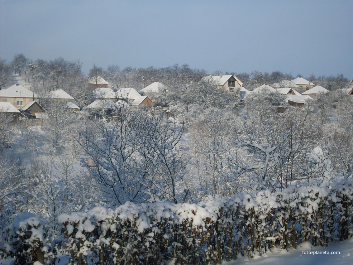 Село взимку