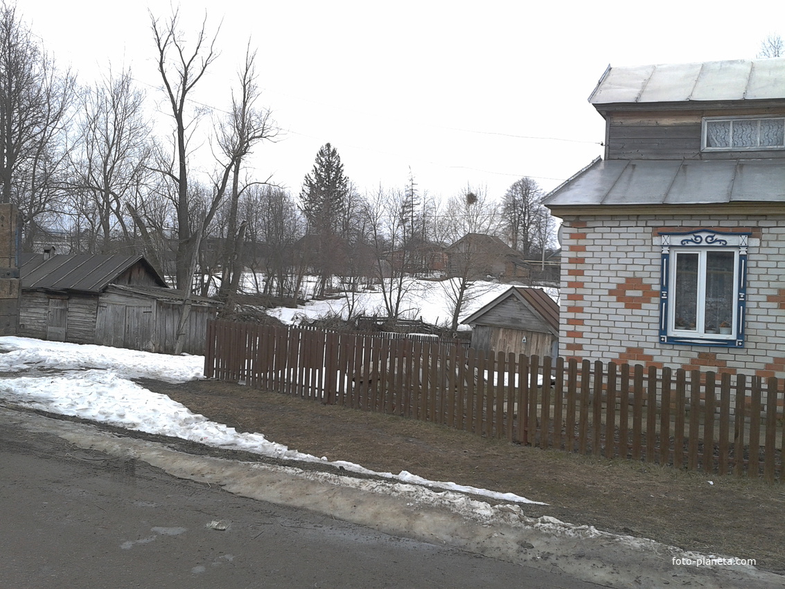 Вид от дома Абакумовых с ул.Центральная в д.Черепаново 2012-04-14