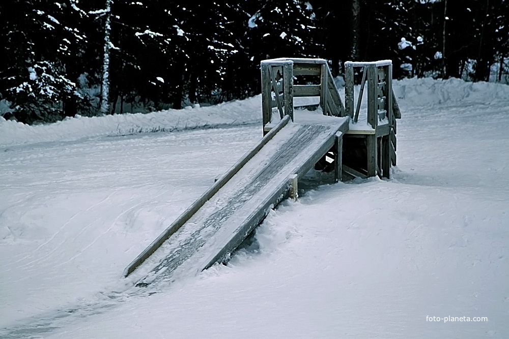 Горка в музее