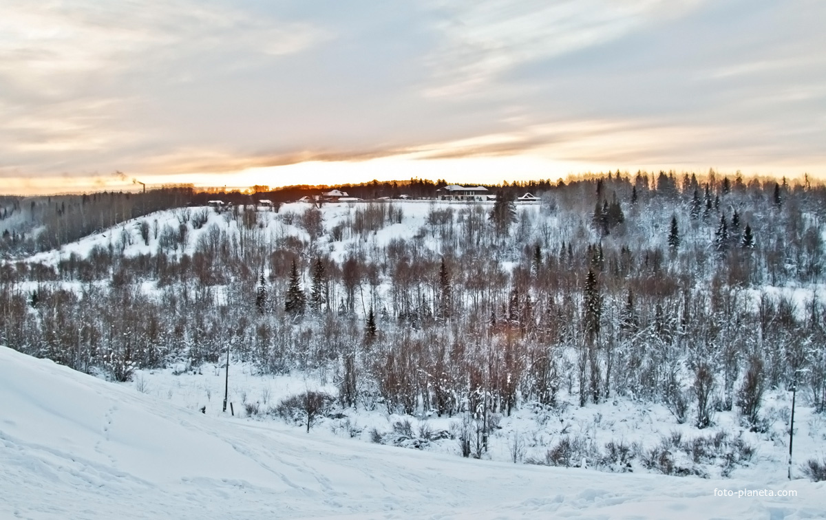 Вид из музея