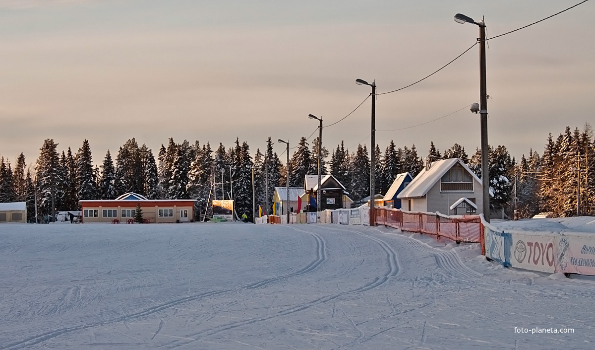 Лыжный стадион в Малых Карелах