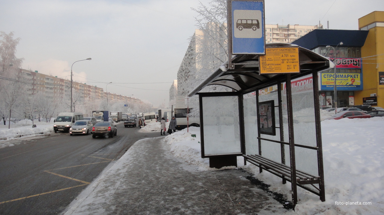 Остановка Бирюлевская 58