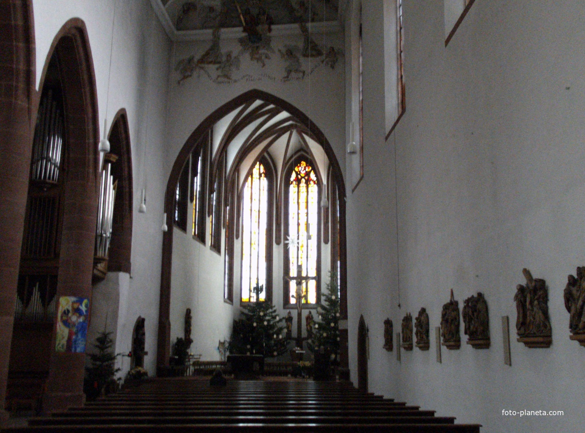 Кайзерслаутерн церковь святого Мартина взгляд изнутри