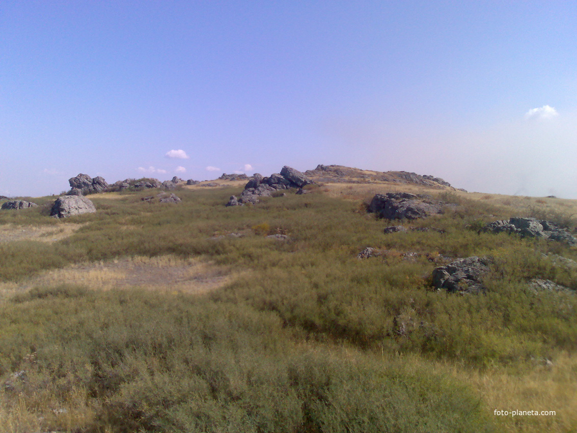 Саратовка, Казахский мелкосопочник,скалы.