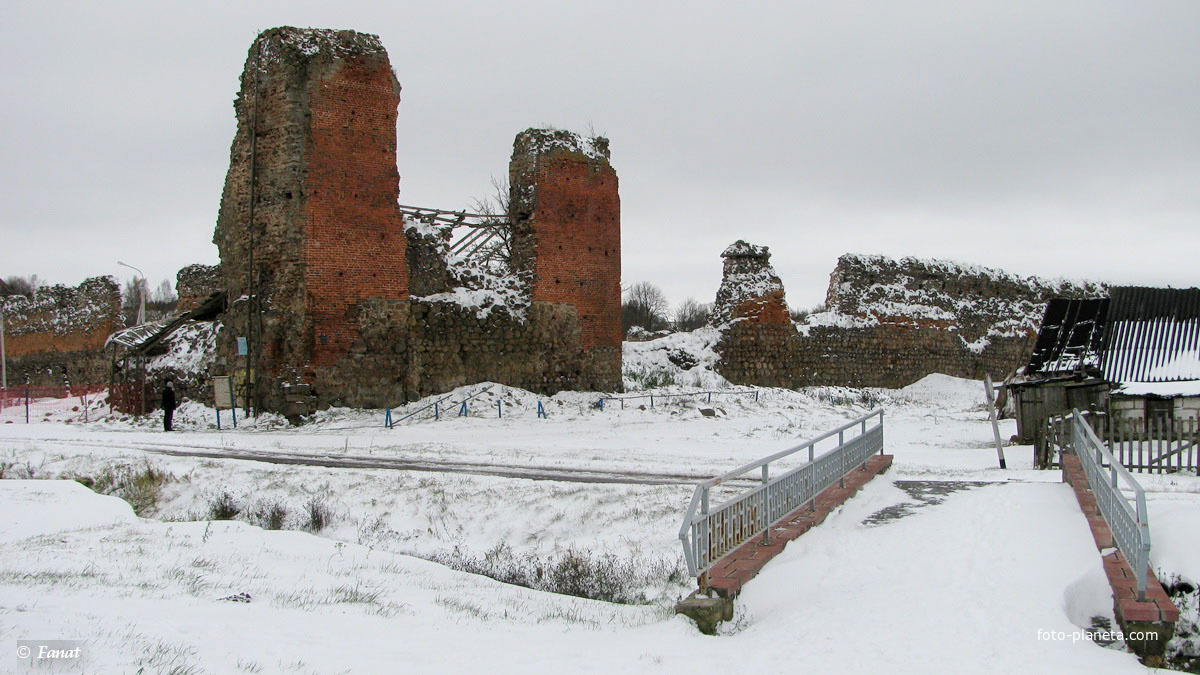 Вид на замок Ольгерда (руины)
