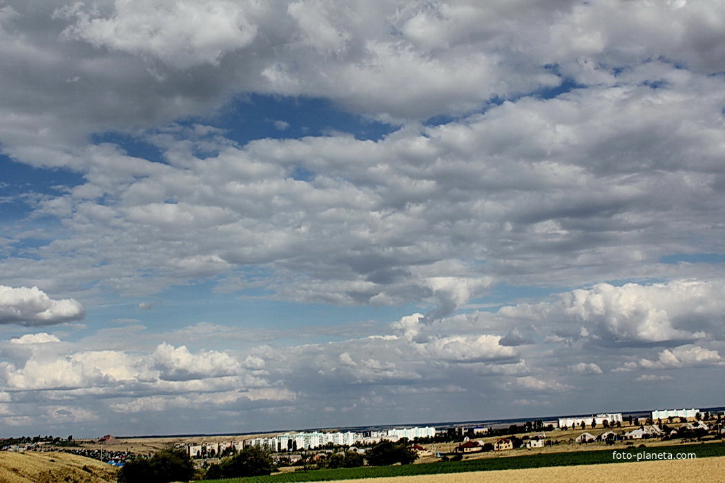 вид на город