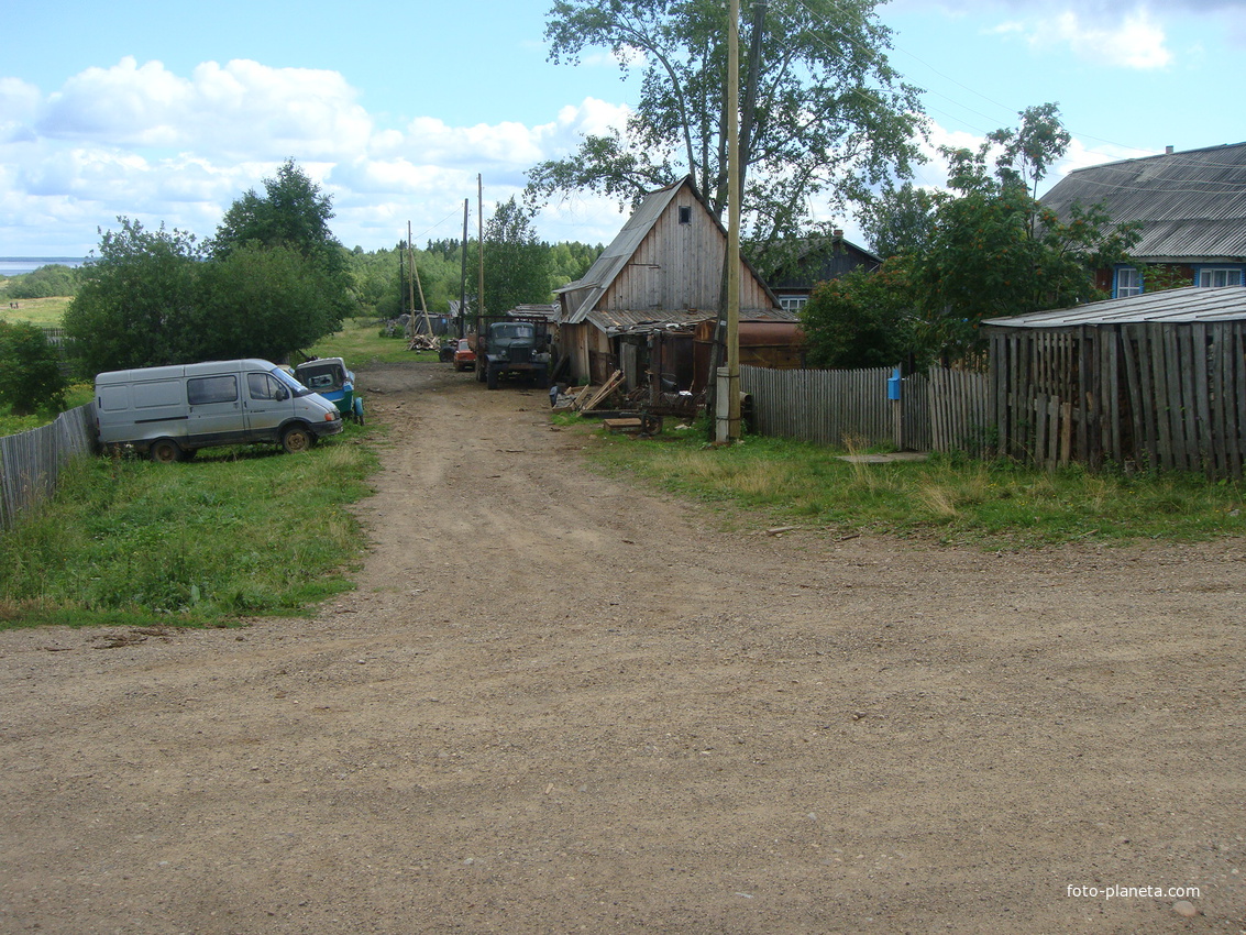 пос.Кама вид на мою улицу